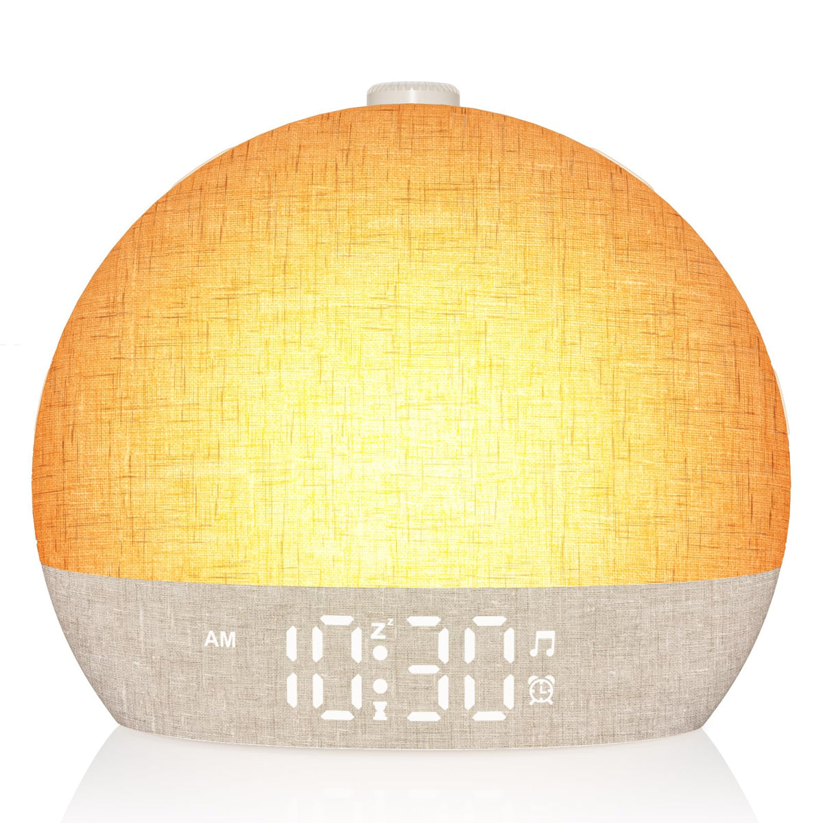 ARUQO wake-up light sunrise glow for a calm morning start.