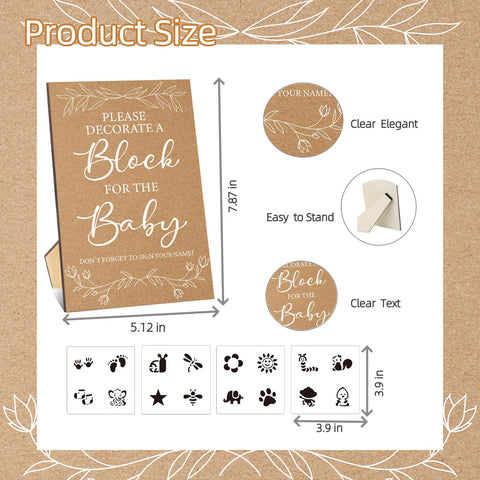 AryiHitt wooden blocks DIY kit, safe wood for kids and adults to paint and personalize.