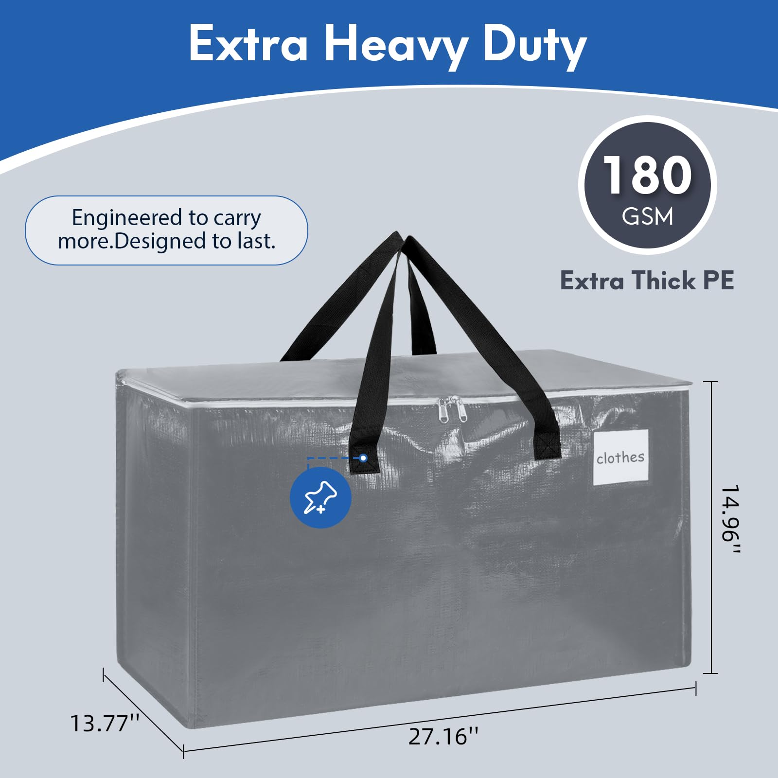 Arzerlize bags with reinforced handles for heavy loads.