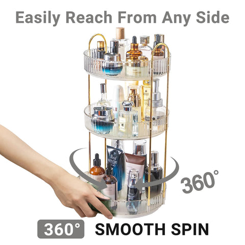Asayuee premium ABS organizer with gold accents supports daily use.