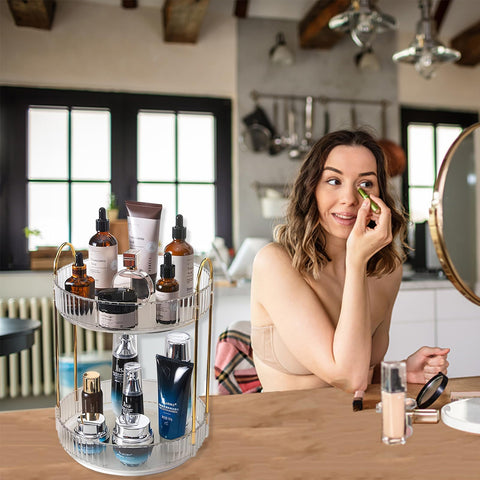 Countertop-friendly design keeps daily beauty gear organized and accessible.