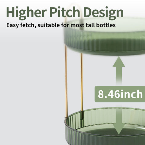 Asayuee gold steel sides with green ABS trays blend durability and style.