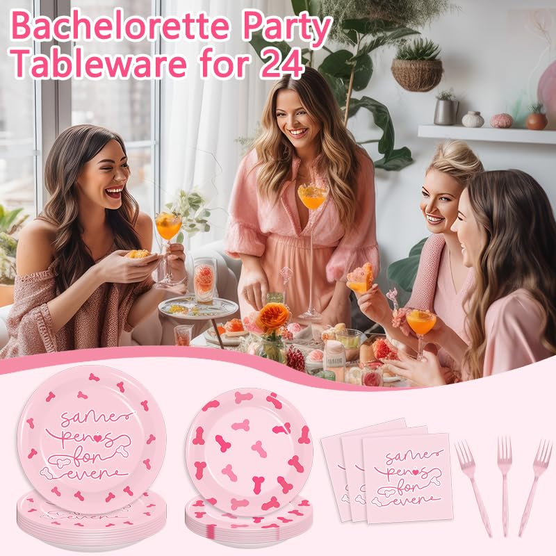 AsDream bachelorette party design pink, vibrant visuals to elevate the table ambiance.