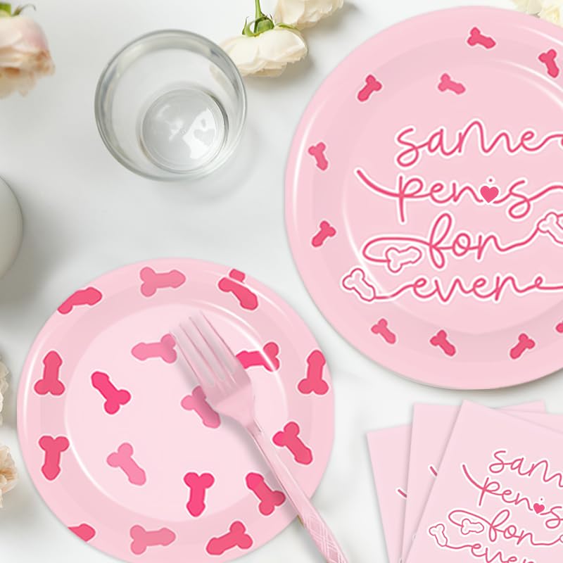 AsDream bachelorette table setup decor, cohesive theme to enhance bridal shower ambience.