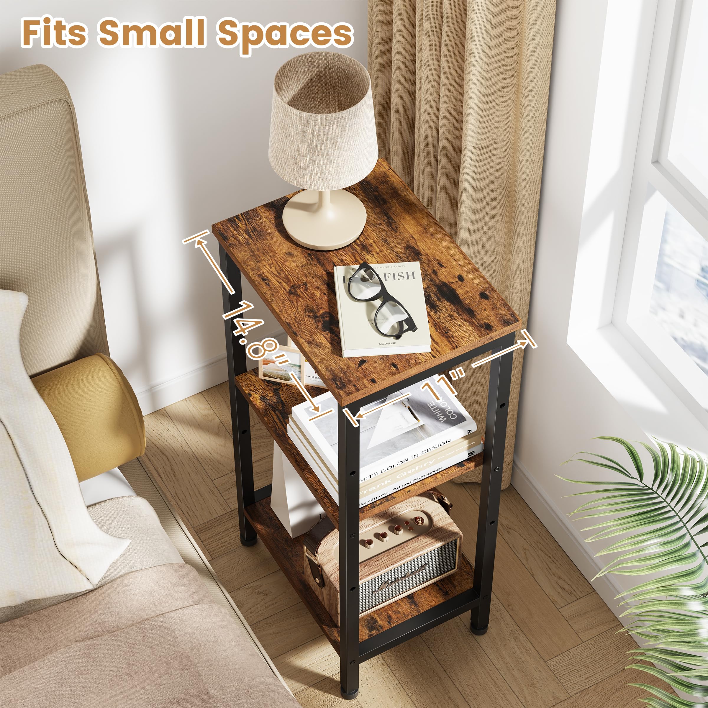 Asgolion accent table features a clean design that suits various decors.