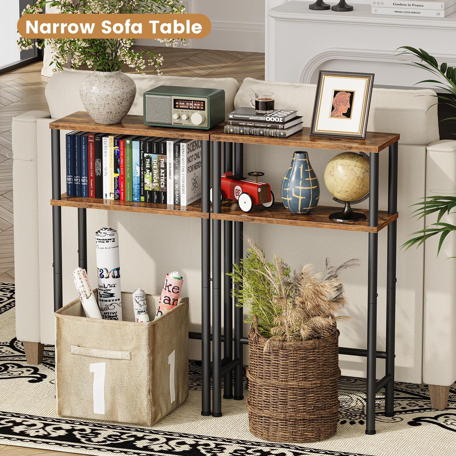 Asgolion adjustable feet protect floors on uneven surfaces.