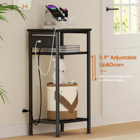 Asgolion entryway setup showcasing slim profile for small spaces.