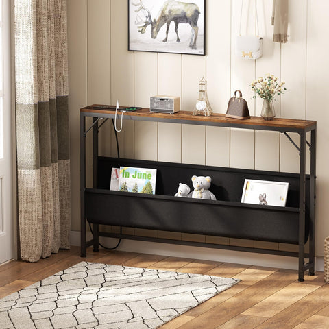 Asgolion power outlets close-up for behind sofa charging setup