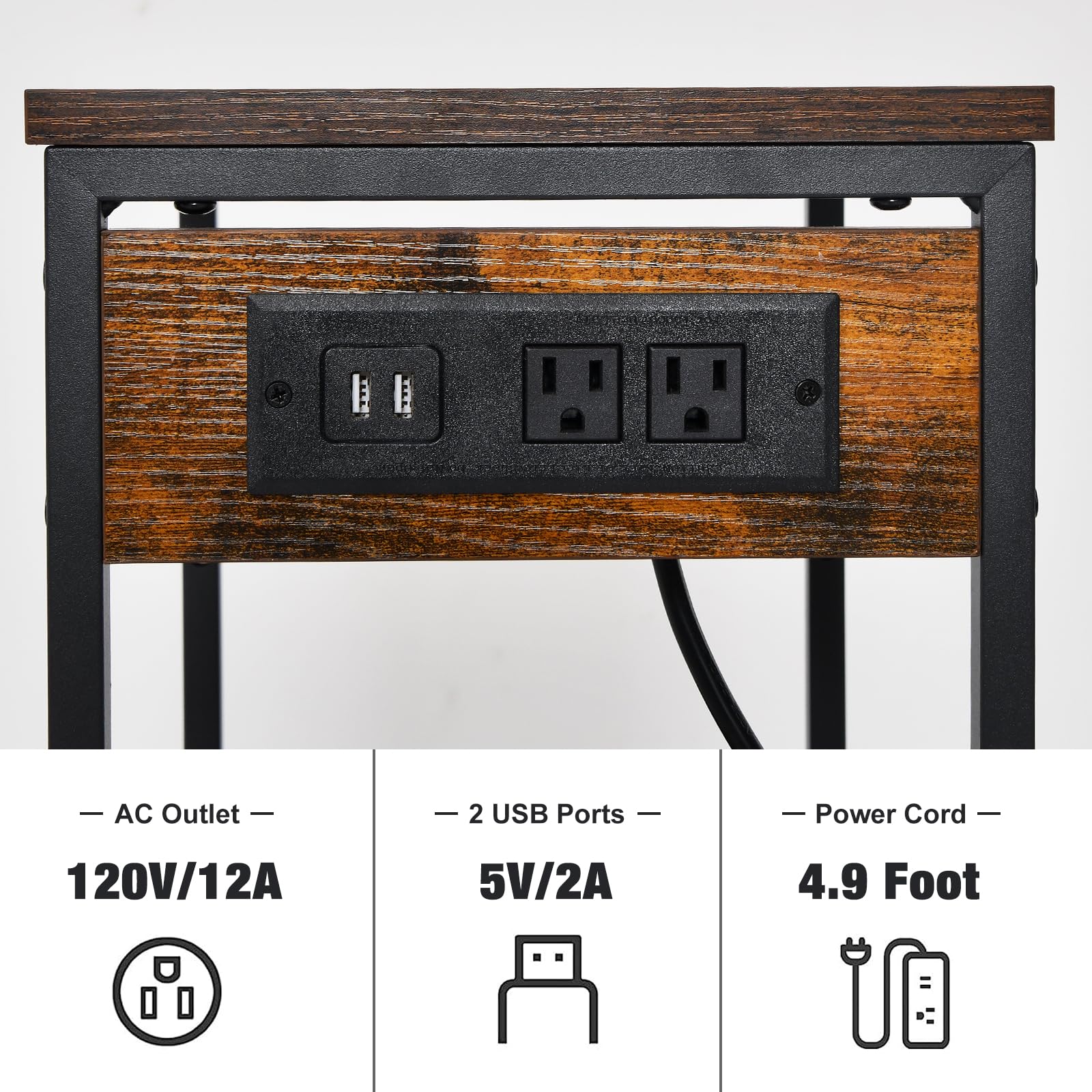 Asgolion versatile use as coffee table, sofa-side table, or printer stand.