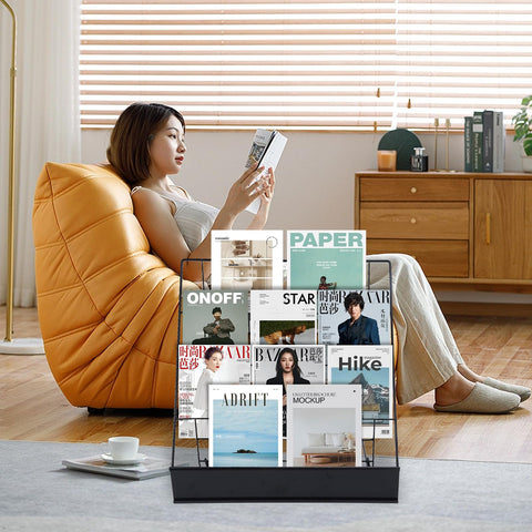 AshKiz Versatile display suitable for waiting rooms and classrooms.