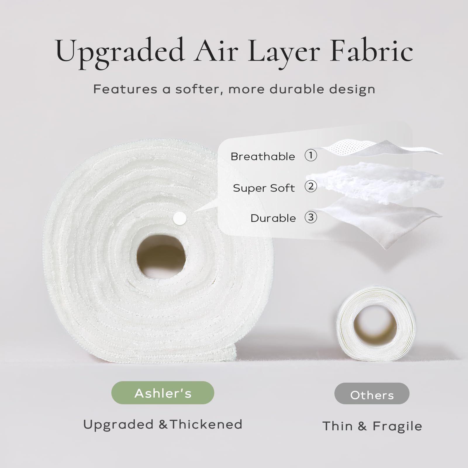 Ashler Inserts are machine washable for easy care.