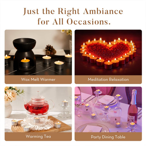 Ashlux unscented tea lights create ambiance for Halloween decor