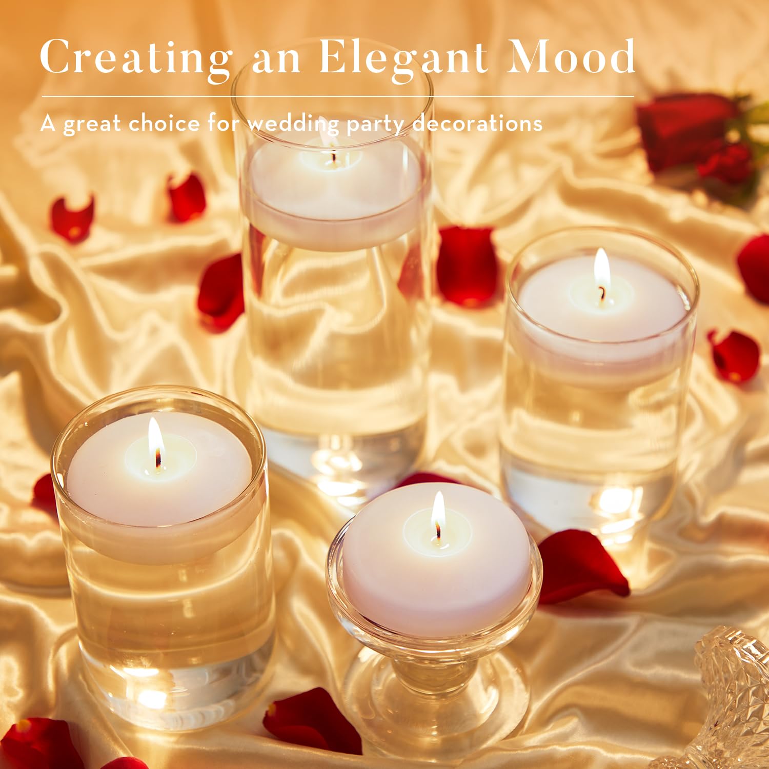 Ashlux smokeless candles reduce smoke for comfortable ambiance.