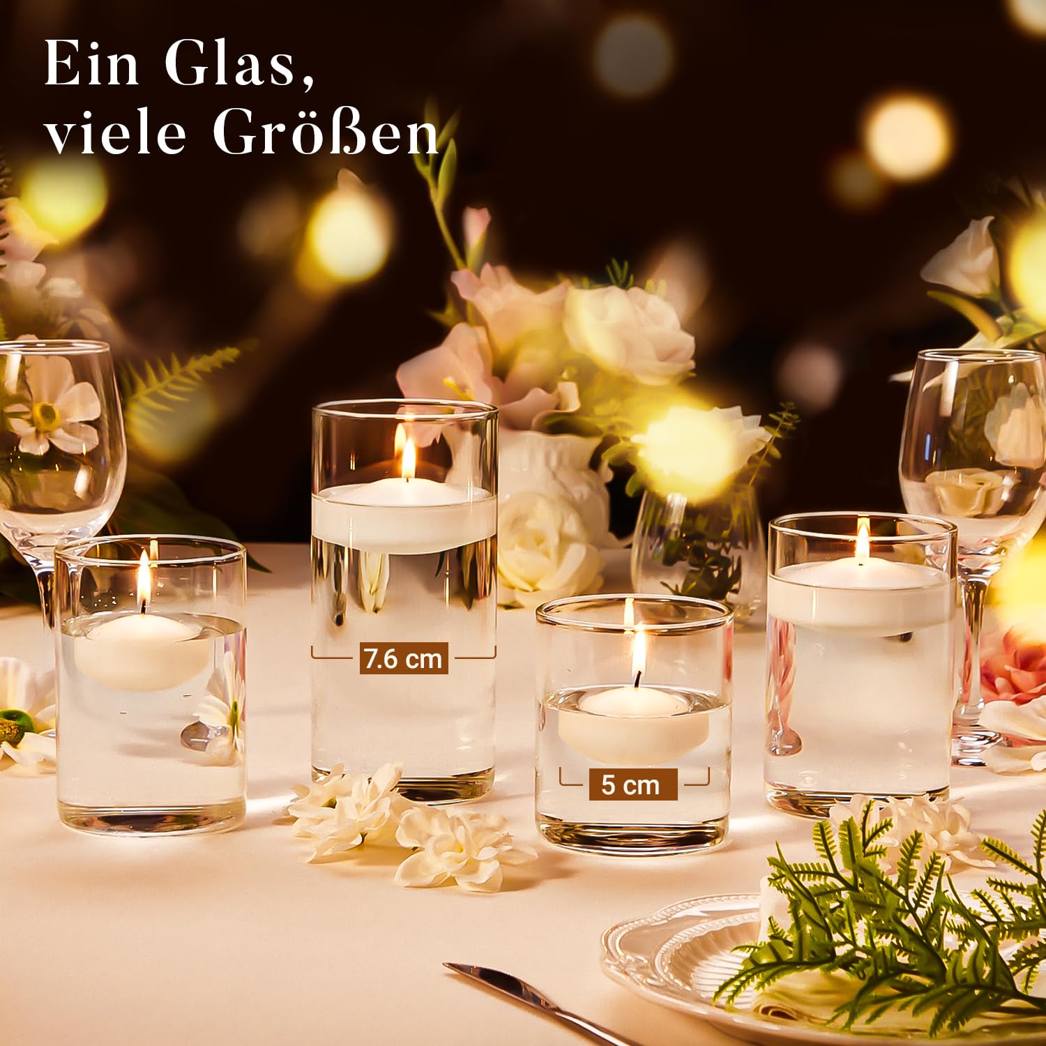 Ashlux dripless candle creates clean holders and refined table accents.