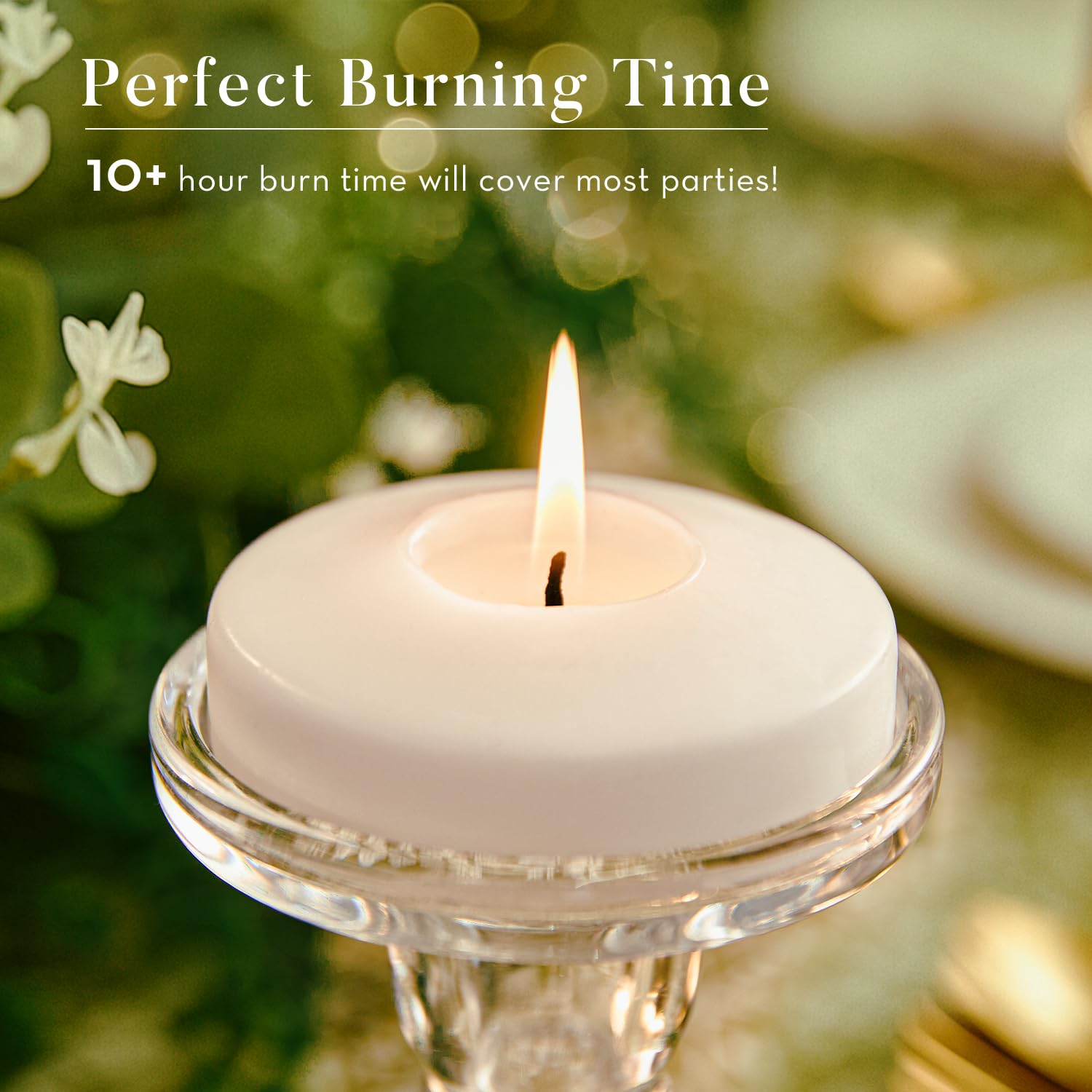 Ashlux wedding and Christmas table light creates romantic glow.