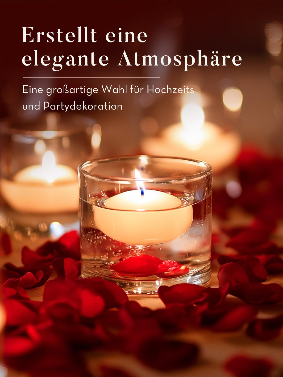 Ashlux centerpieces glow with flare for Christmas tables.