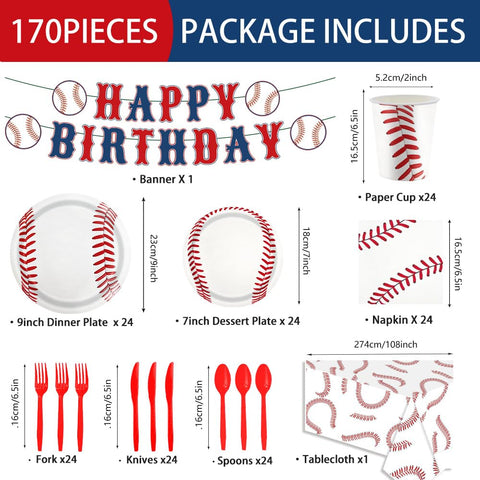 ASLERMURE baseball dessert plates 7in add fun portions and simple disposal for celebrations.