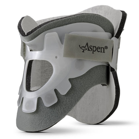 Aspen cervical collar close-up showing even pressure distribution