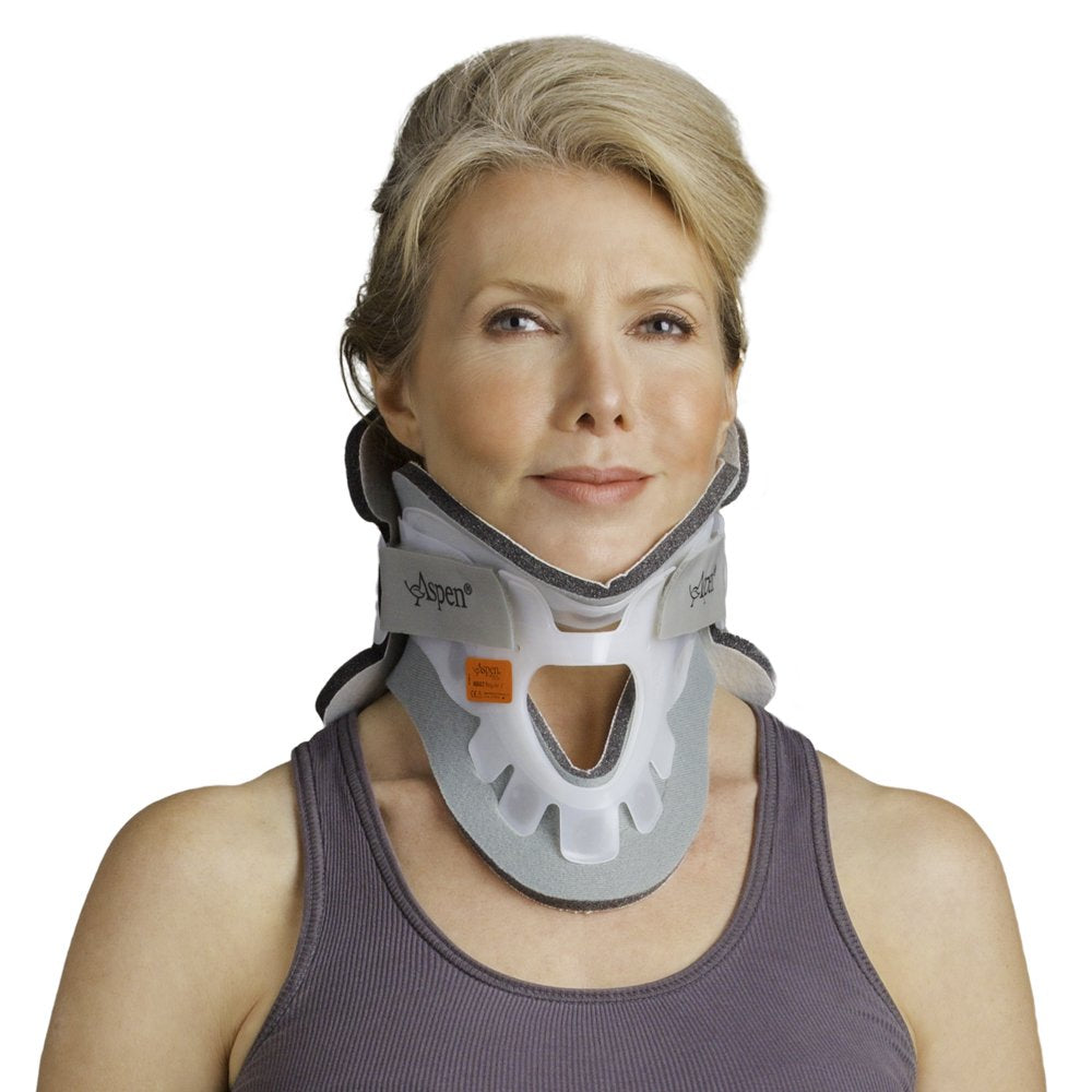 Aspen cervical collar regular size front view for steady neck support