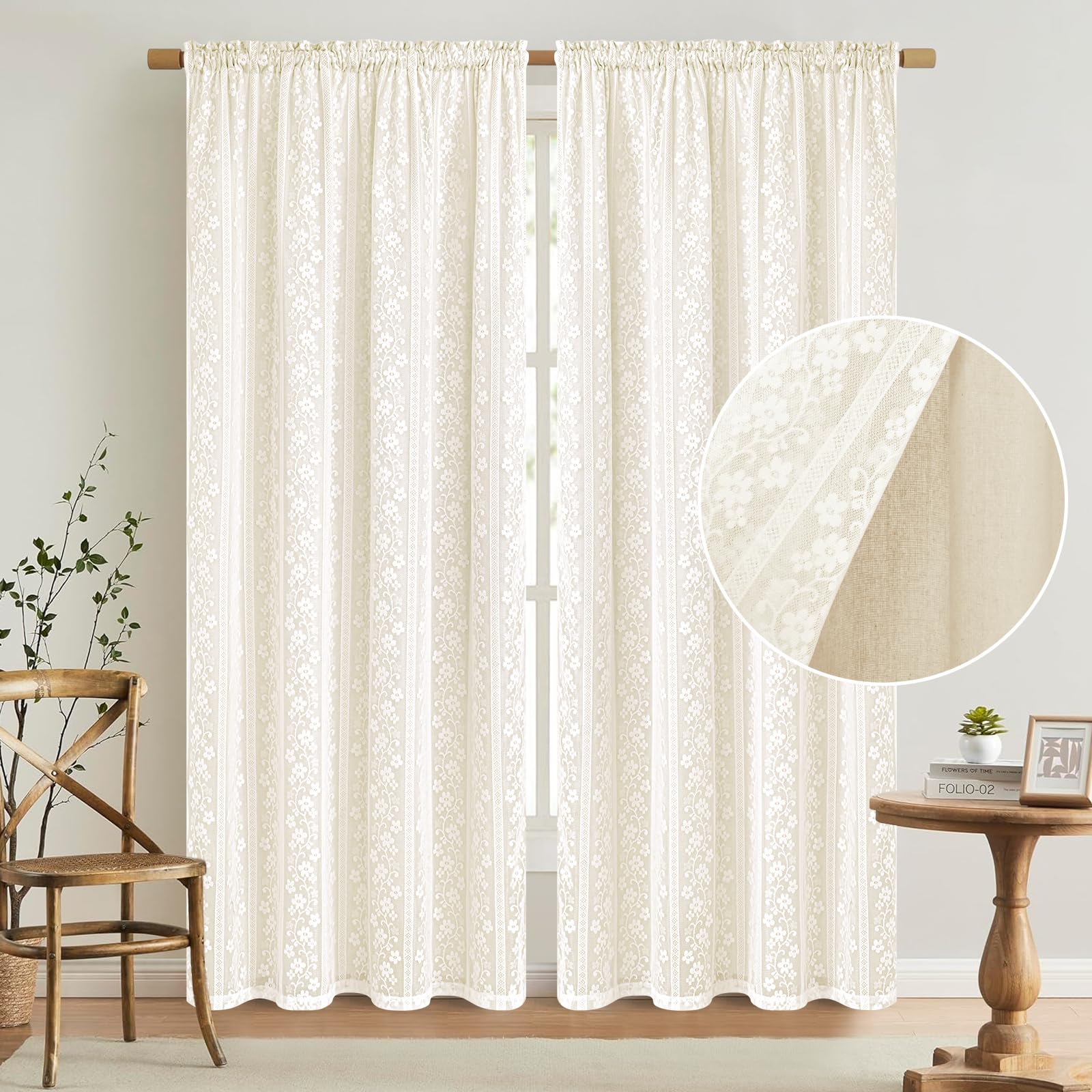 ASPMIZ easy-care curtains machine wash cold and tumble dry
