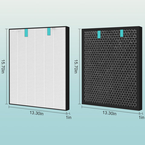 Asrhine Air400 carbon post-filter closeup targets odors and gases.