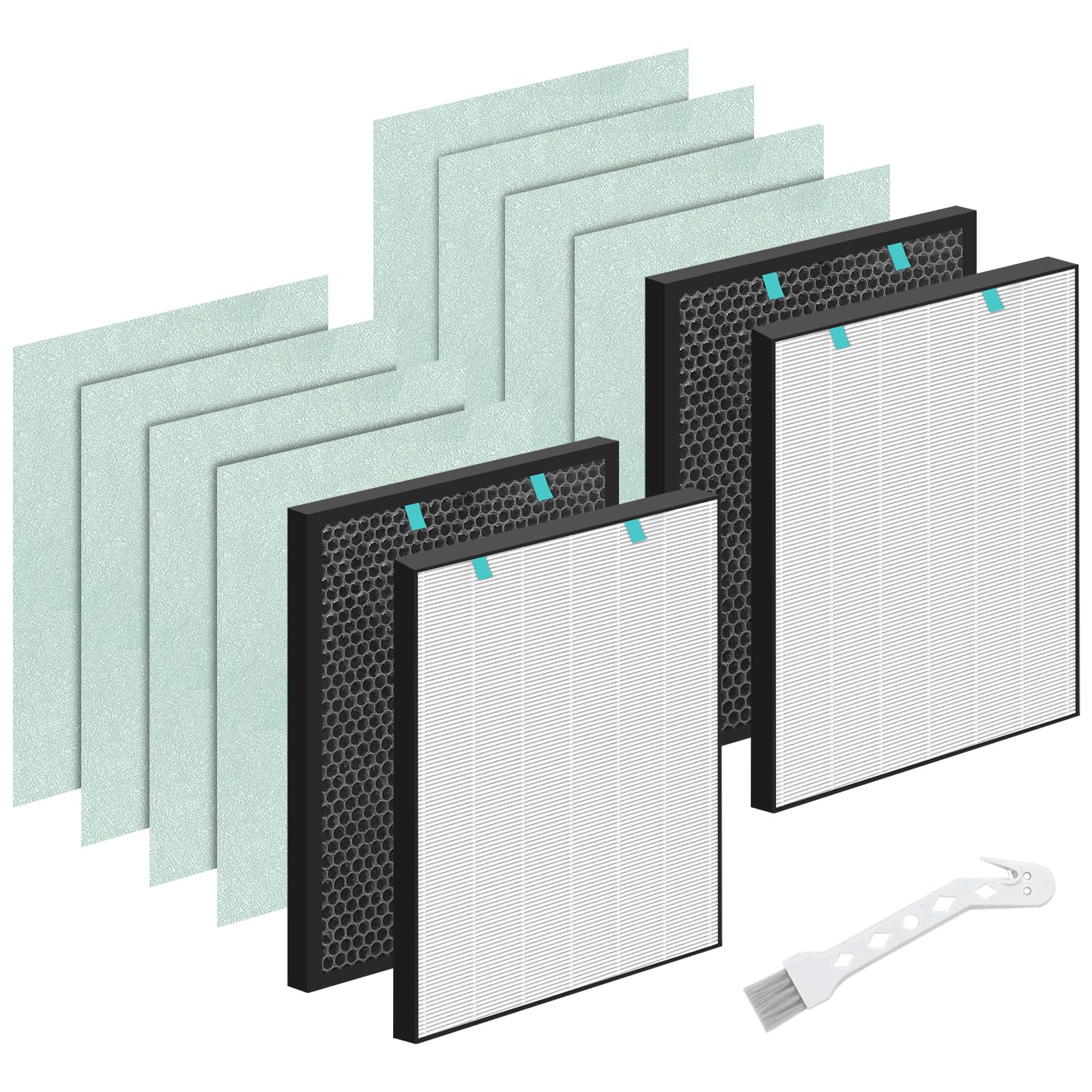 Asrhine Air400 filter bundle shows two sets for easy replacement.