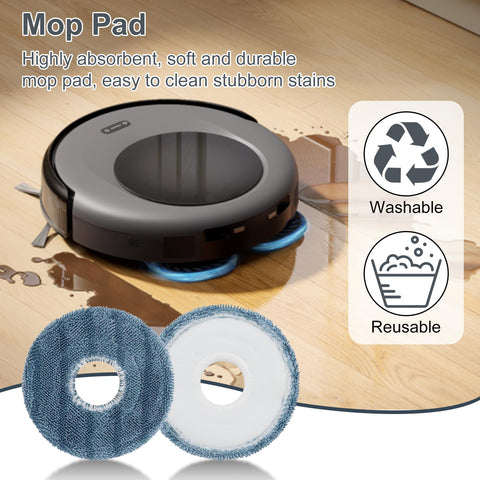 Asrhine dust bags for Eufy Omni C20 maintain suction efficiency.