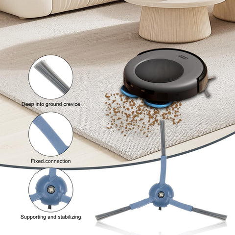Asrhine mop pads for Eufy Omni C20 absorb spills and dirt.
