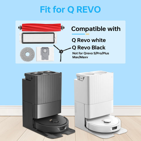 Asrhine Roborock Q Revo filter close-up, trapping fine dust for improved air quality.