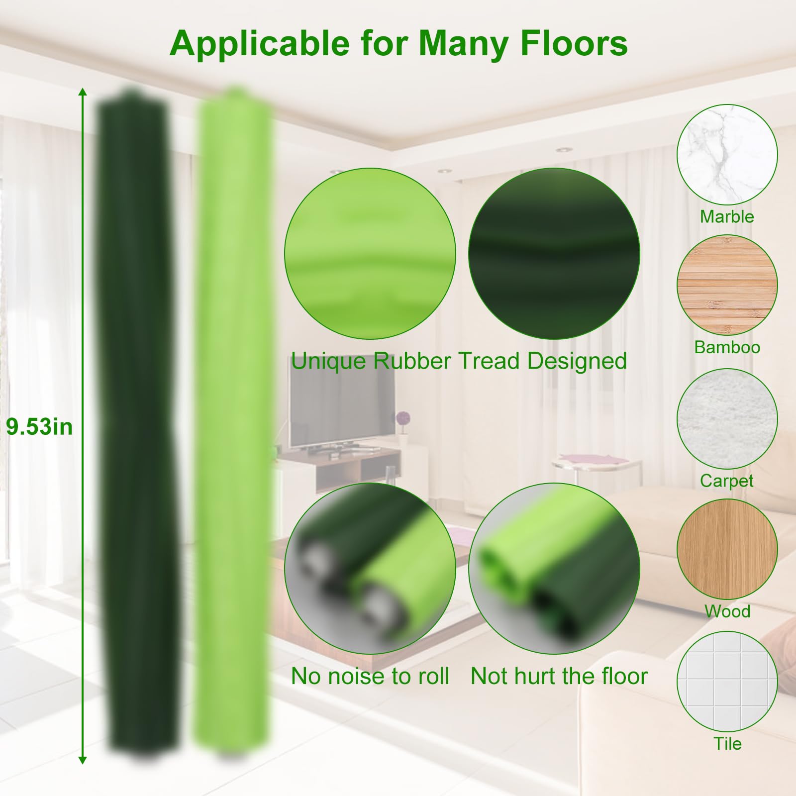 Asrhine S9 side brush pack restores edge cleaning efficiency