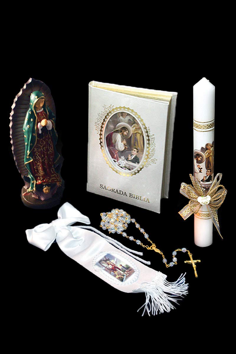 Asrnten Lito candle close-up showing blessing design