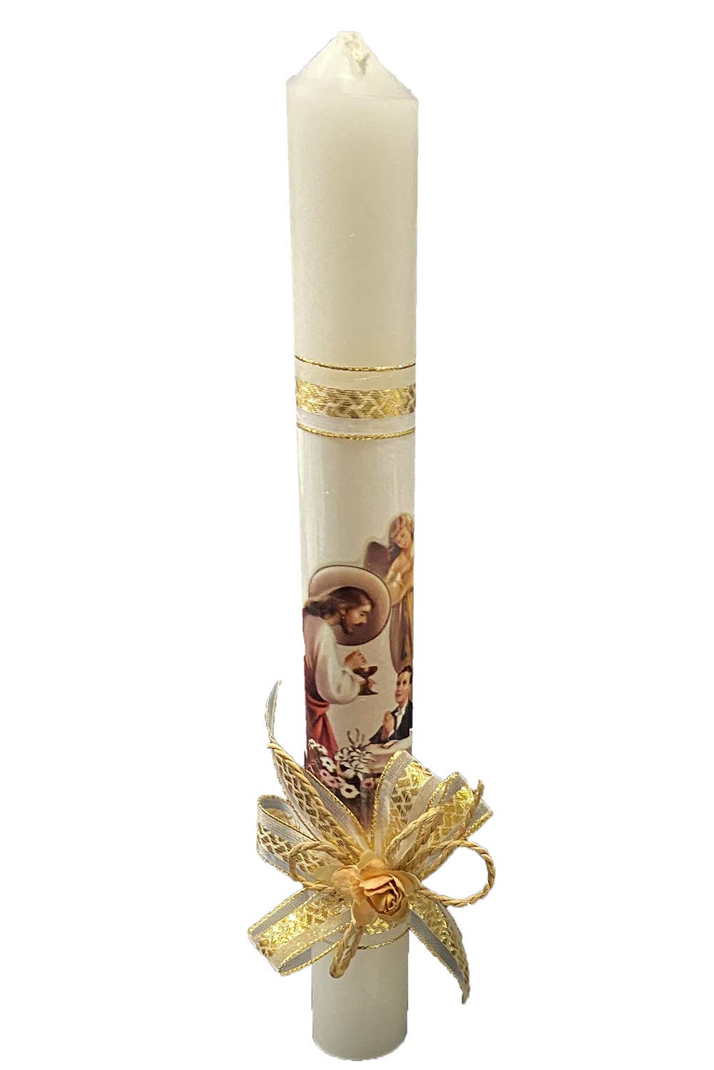 Asrnten Lito rosary with cross for First Communion use