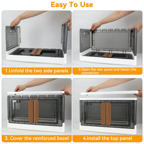 AssHMKIT bins with lids to keep contents tidy and protected