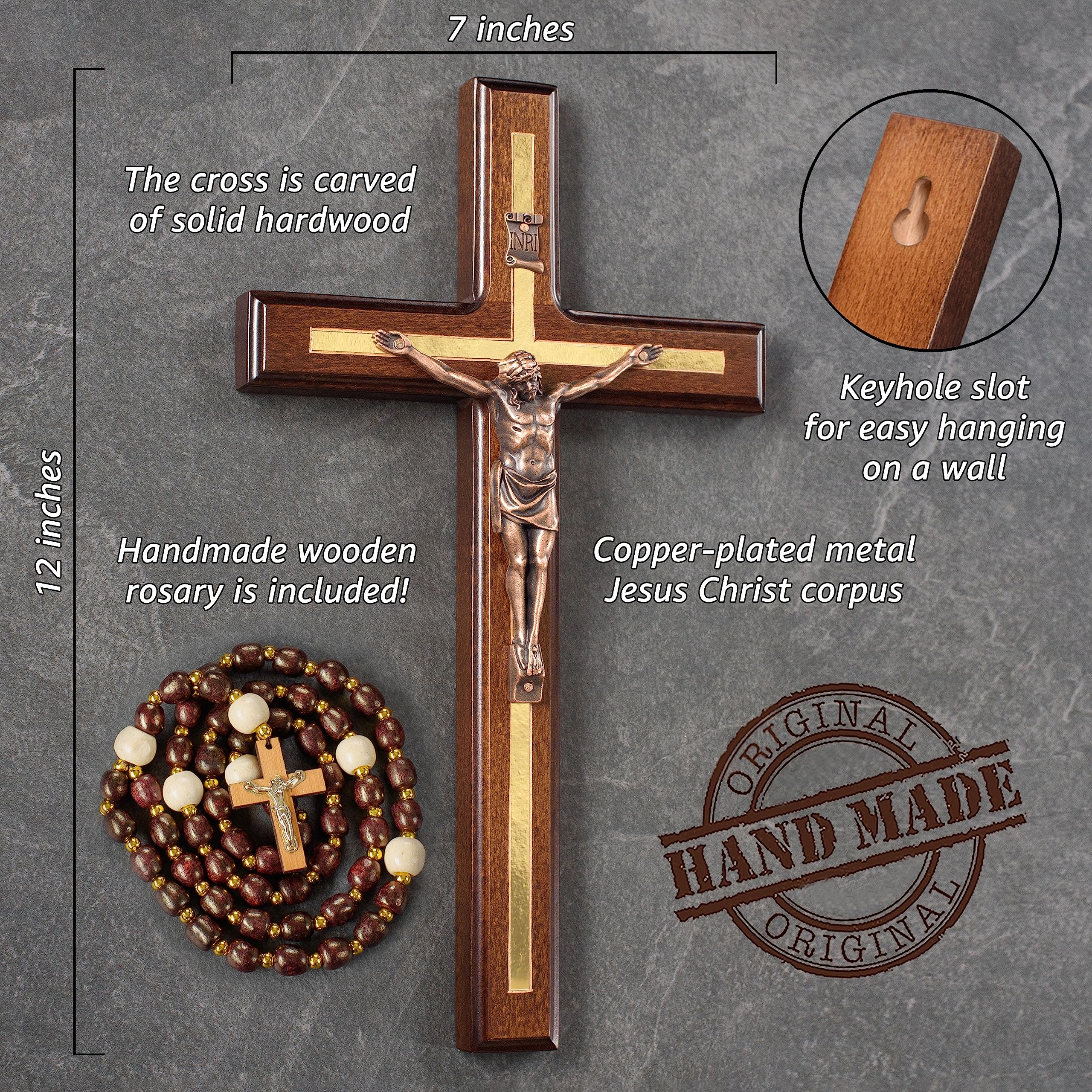 Asterom cross decor blends timeless elegance with traditional Catholic symbolism.