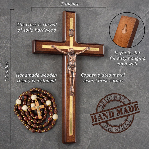 Asterom cross decor blends timeless elegance with traditional Catholic symbolism.