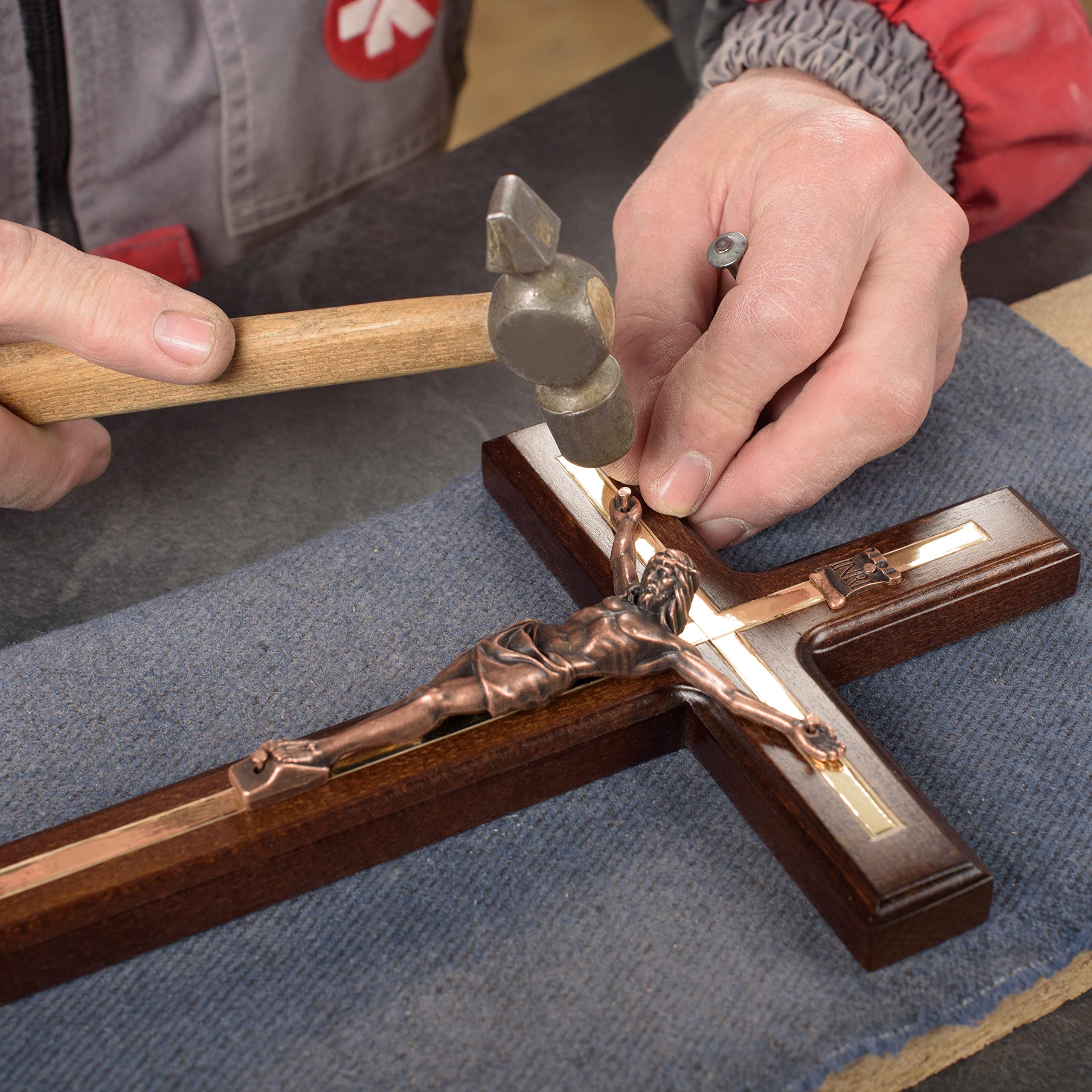Asterom crucifix makes a thoughtful gift for birthdays or baptisms.