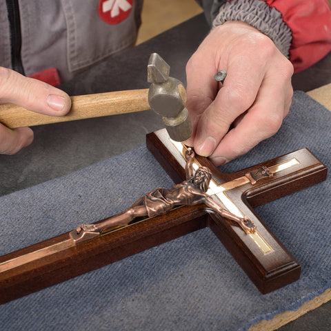 Asterom crucifix makes a thoughtful gift for birthdays or baptisms.
