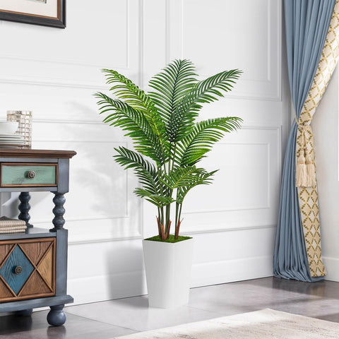 ASTIDY silk palm tree with adjustable branches adds flexible styling for any room.