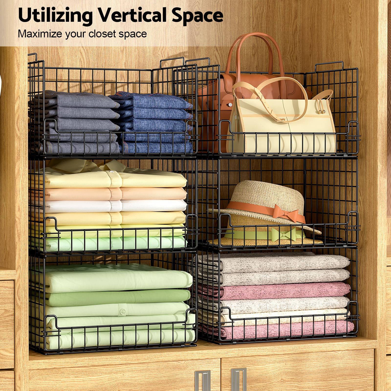 Astrorhine 4-Tier stackable bin with open front for quick access.