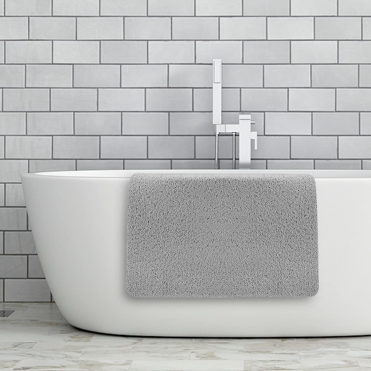 Asvin bath mat designed for family bathrooms and high-traffic areas.