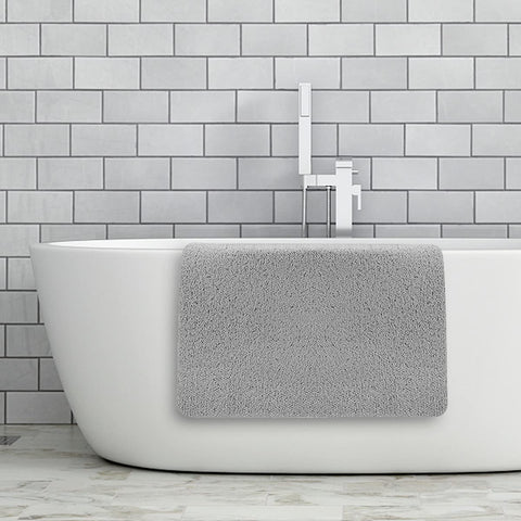 Asvin bath mat designed for family bathrooms and high-traffic areas.