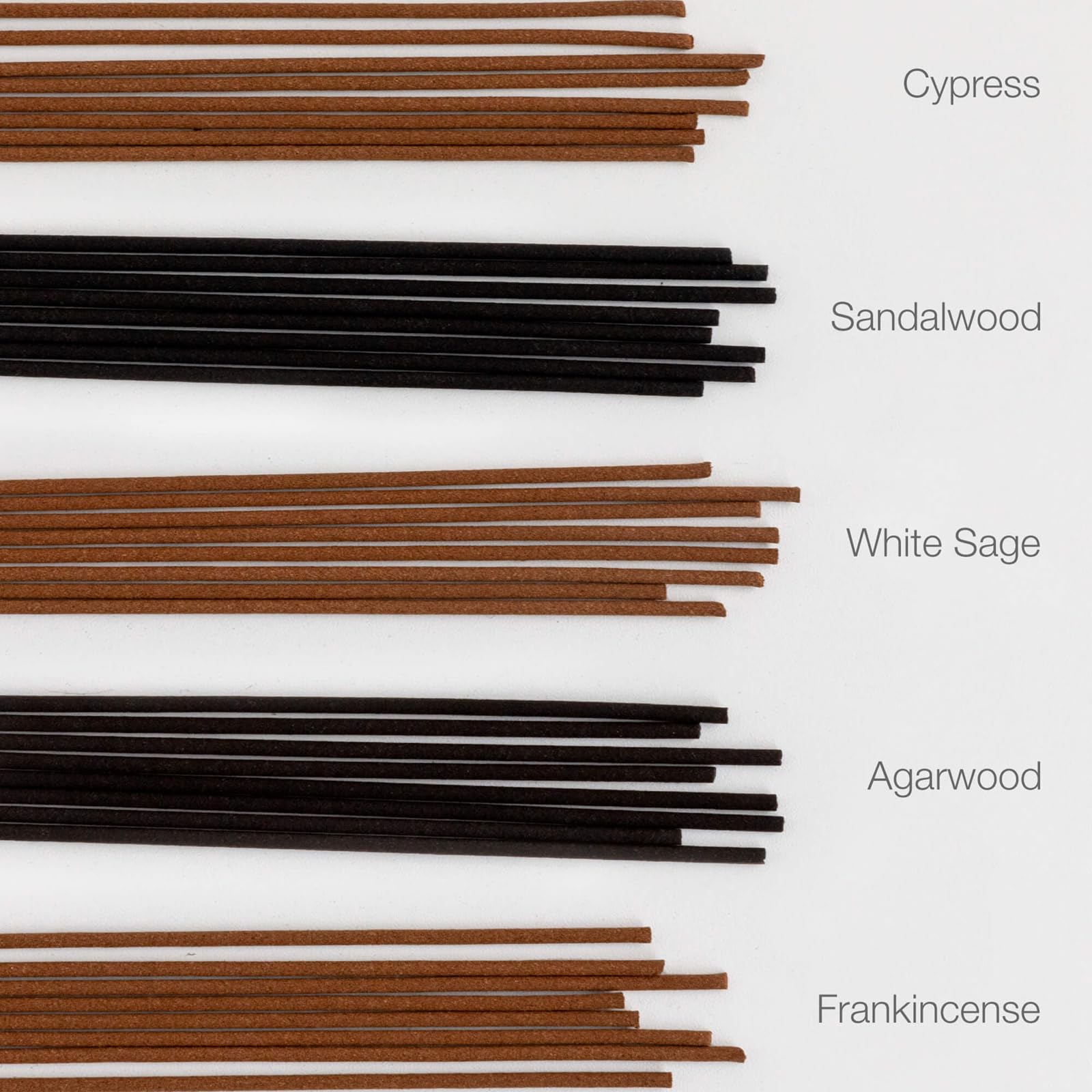 Asayu Japan sandalwood incense stick close-up highlighting natural woody aroma.
