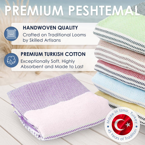 ATANI towel in pure Aegean cotton breathes well.