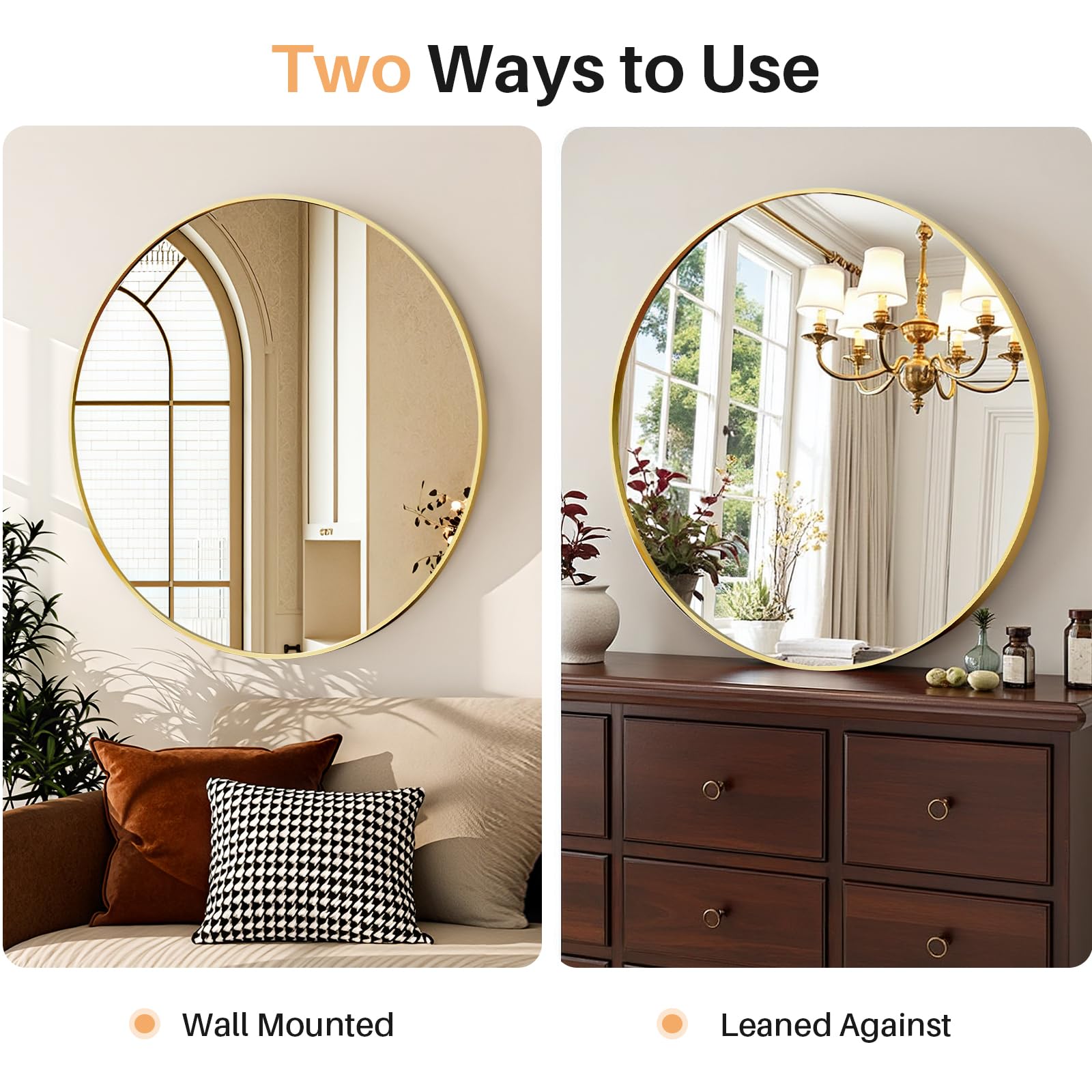 Atilioo packaging safeguards the mirror during transit for safe delivery.