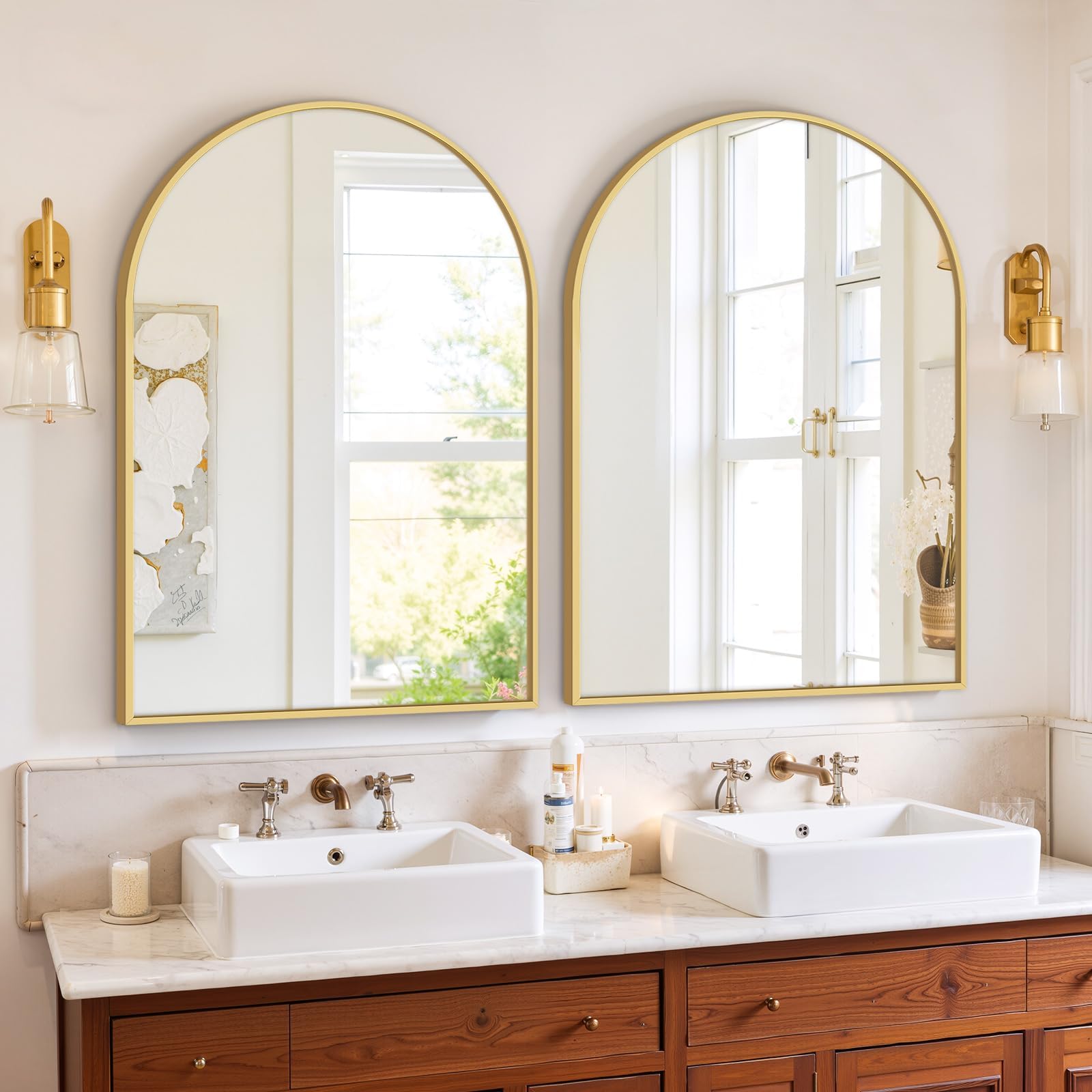 Atilioo leaning option lets you place the mirror flexibly