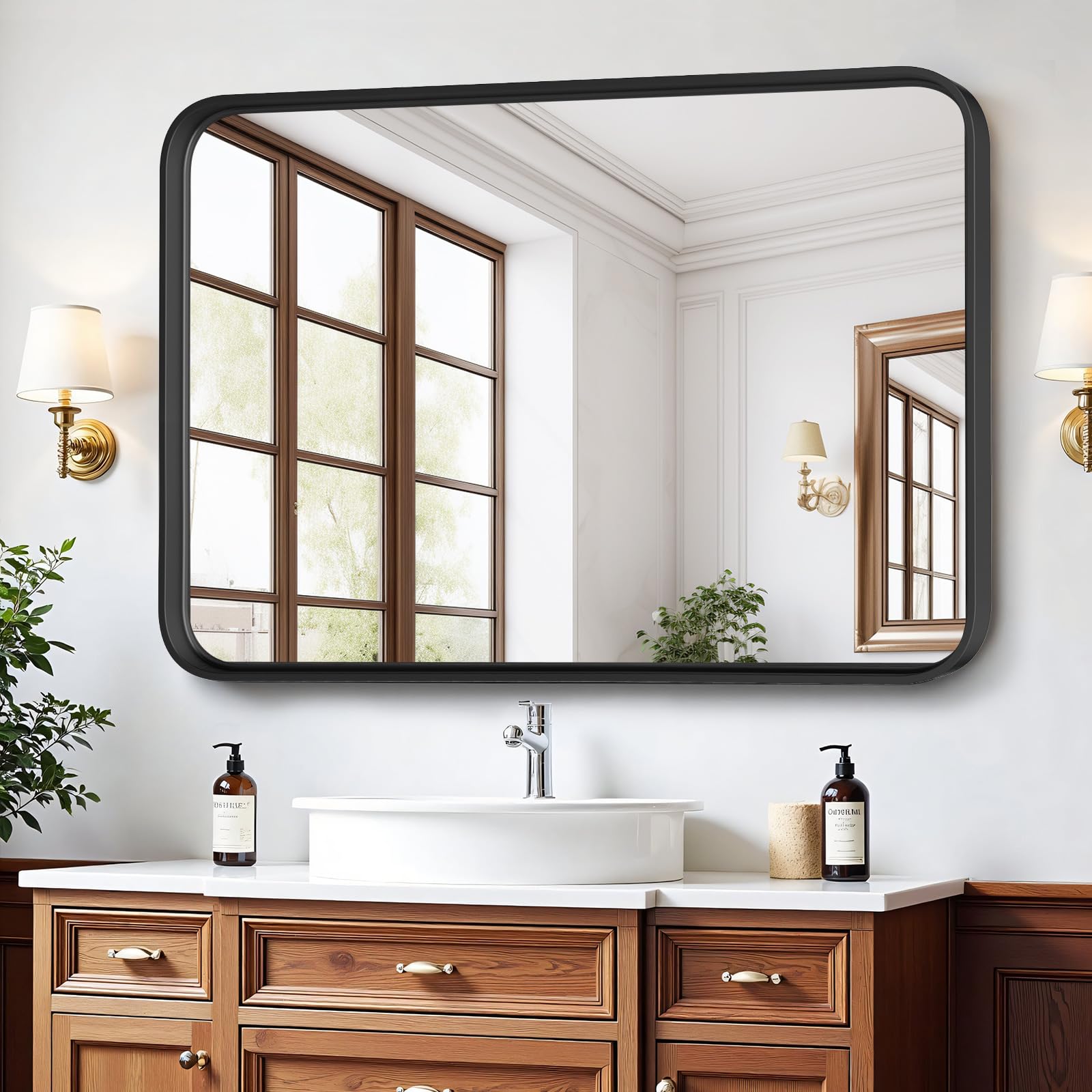 Atilioo matte black frame adds modern style and rust resistance