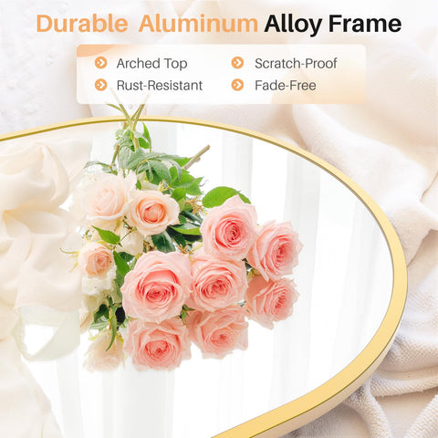 Atilioo bathroom mirror with tempered glass delivers clear reflections