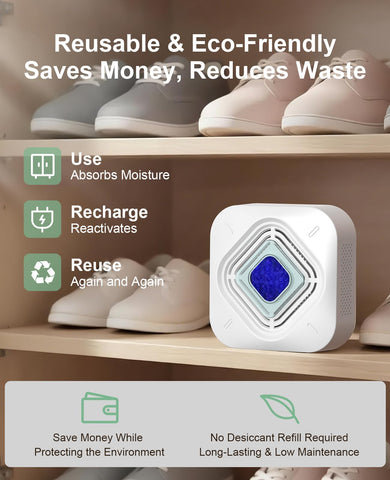ATKMAYI dehumidifier silent operation keeps spaces undisturbed