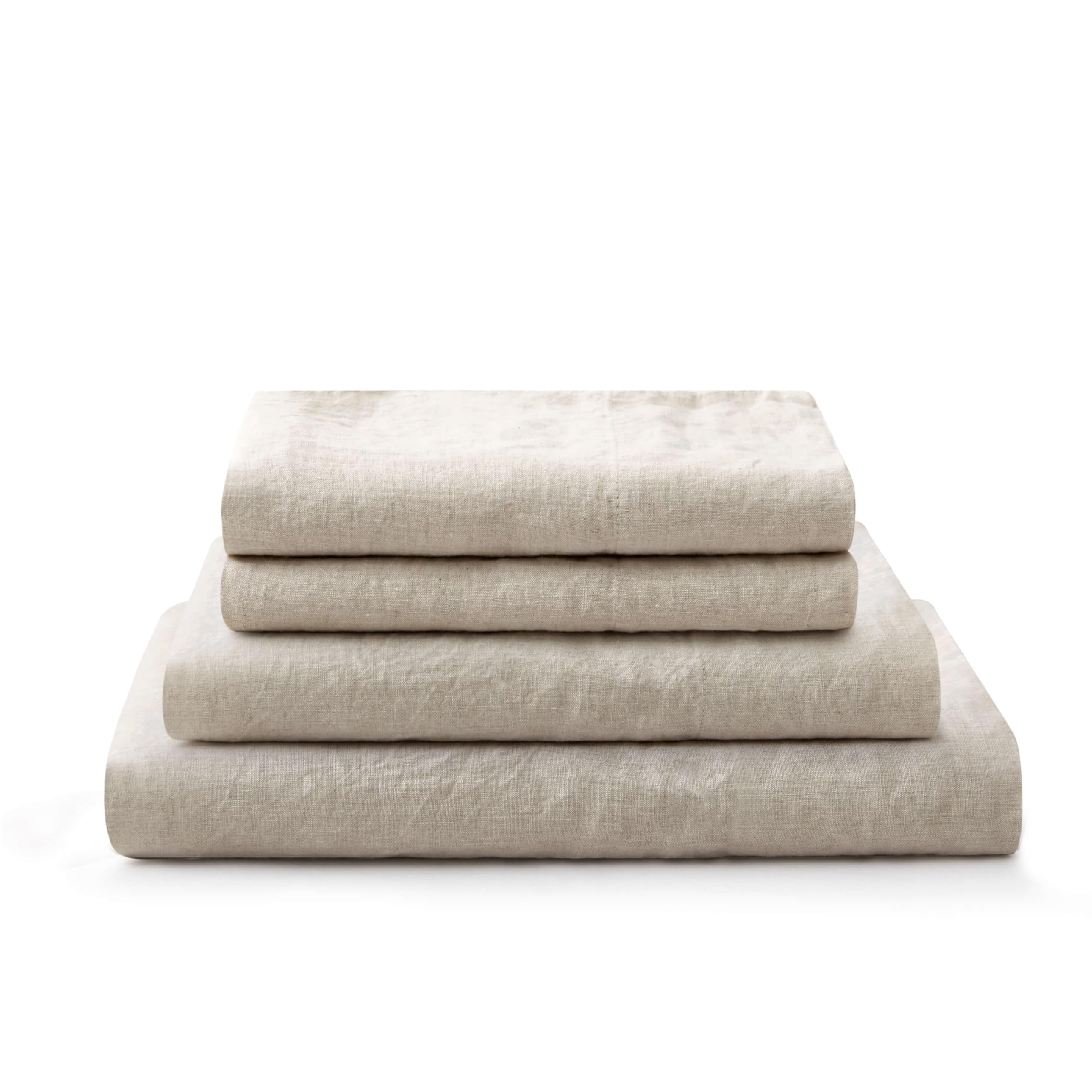 ATLINIA flax linen close up weave, airy and crisp fabric feel