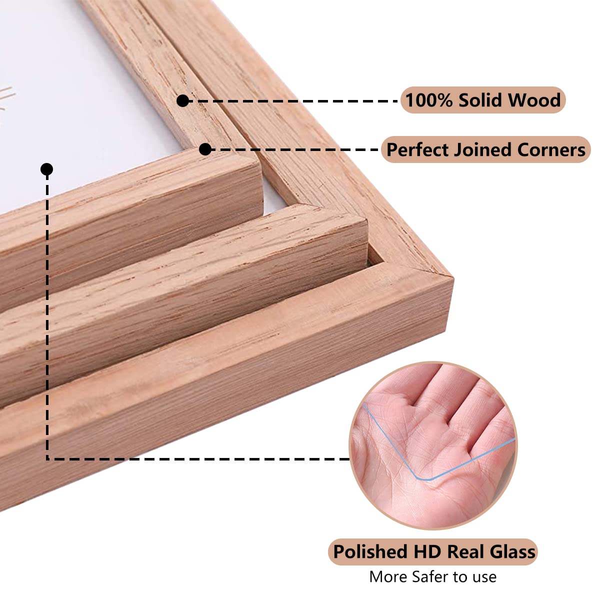 ATOBART frame hanging hardware supports vertical and horizontal display.
